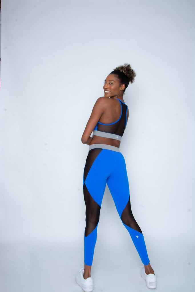 Women's TriDri® mesh tech panel leggings full-length |BuyTshirtsOnline